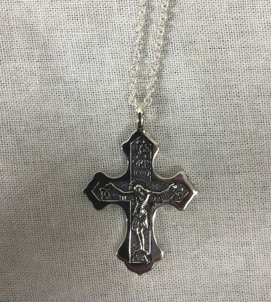 Sterling Silver Cross and Chain 03