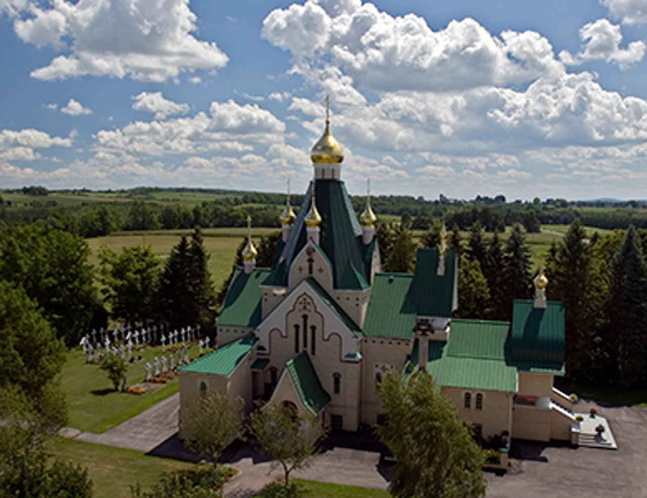Cathedral and Cemetery Made-To-Order Print