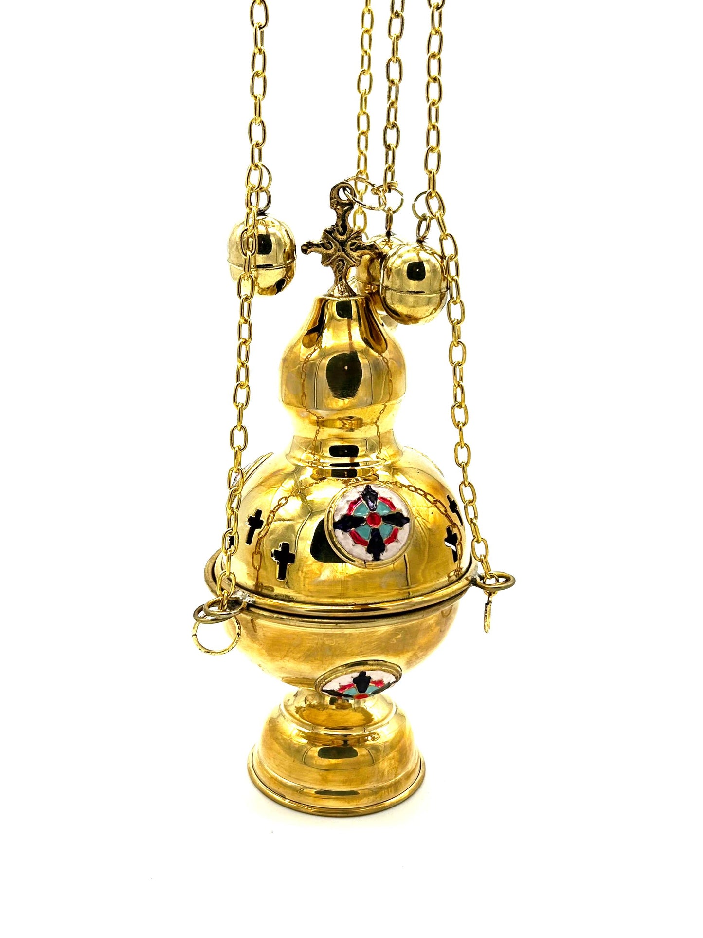 Censer 13 (with Multi-colored Crosses)