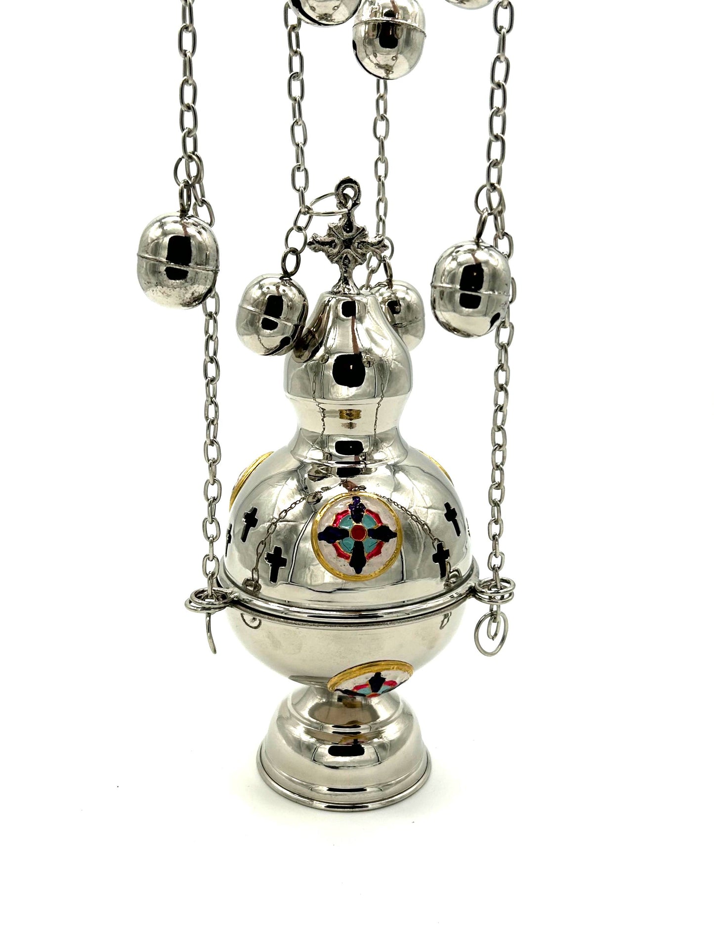 Censer 13 (with Multi-colored Crosses)