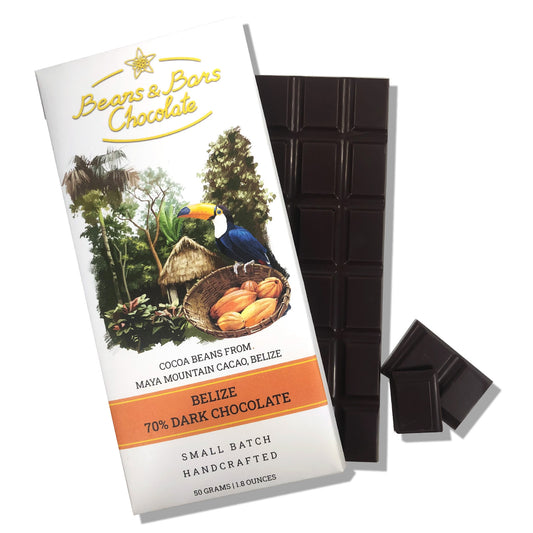 Dark Chocolate 70%  | Small Batch | Single Origin | Belize