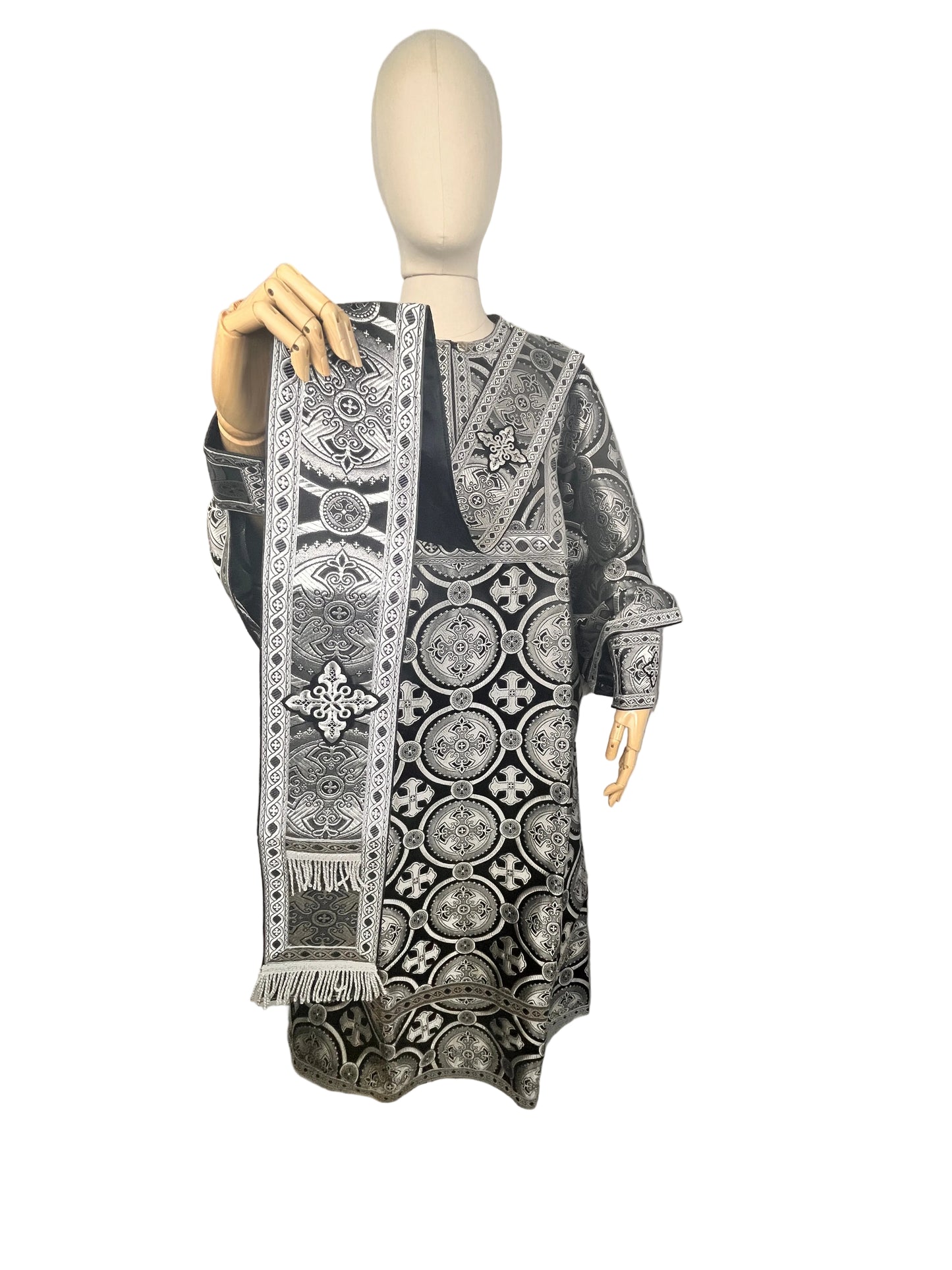 Deacon Vestment Set - Black 2