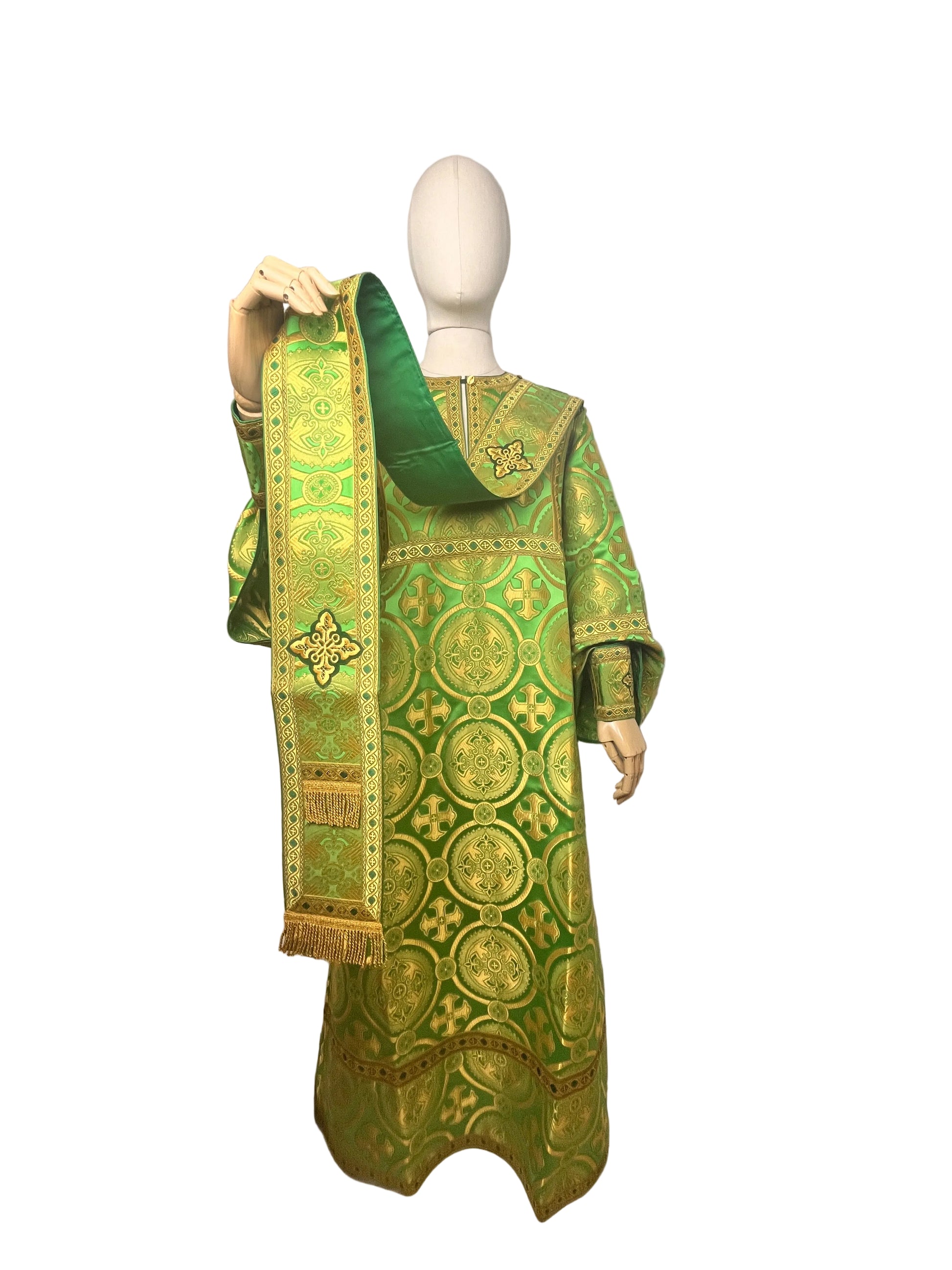 Deacon Vestment Set - Green 2
