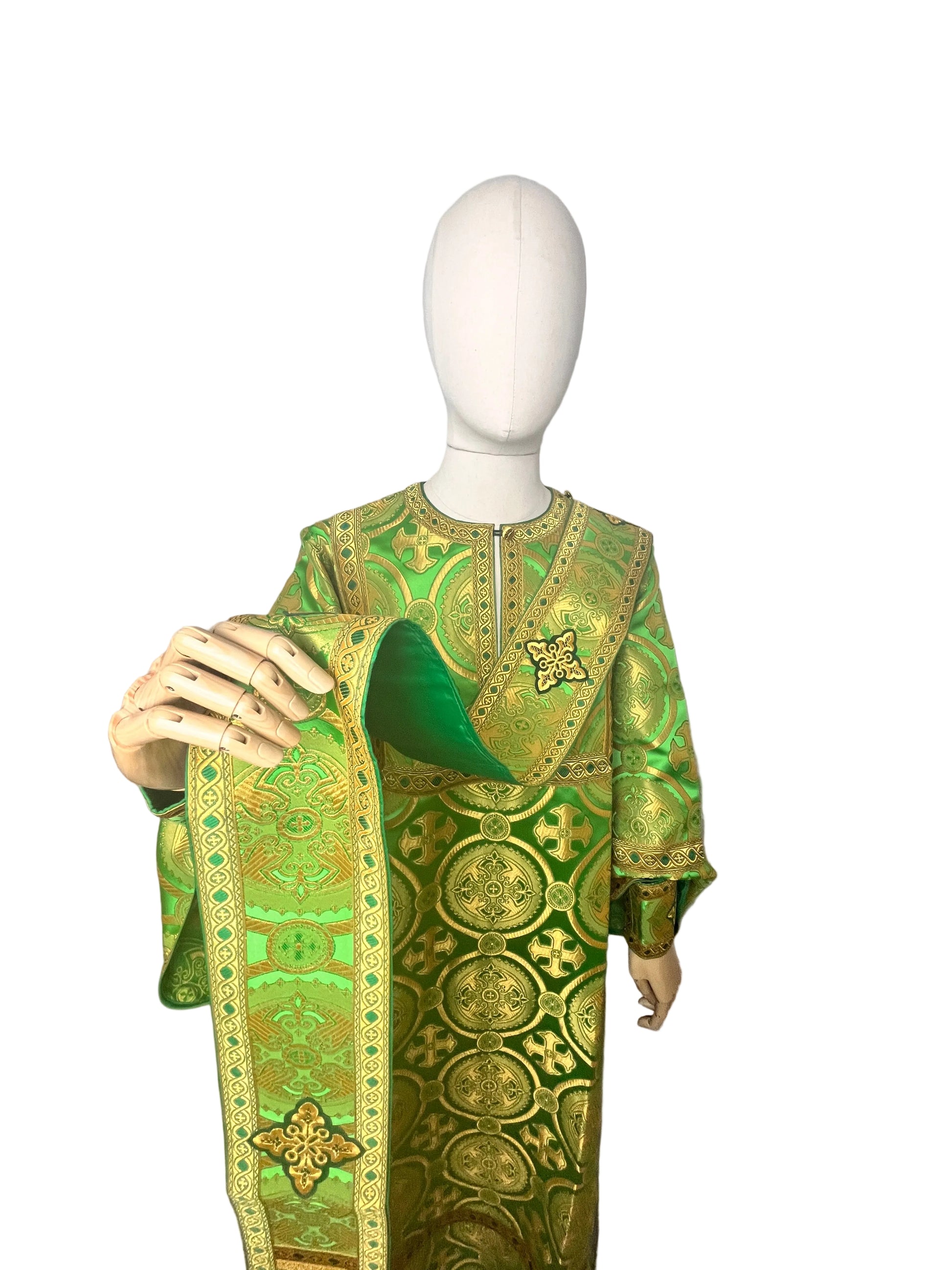 Deacon Vestment Set - Green 3