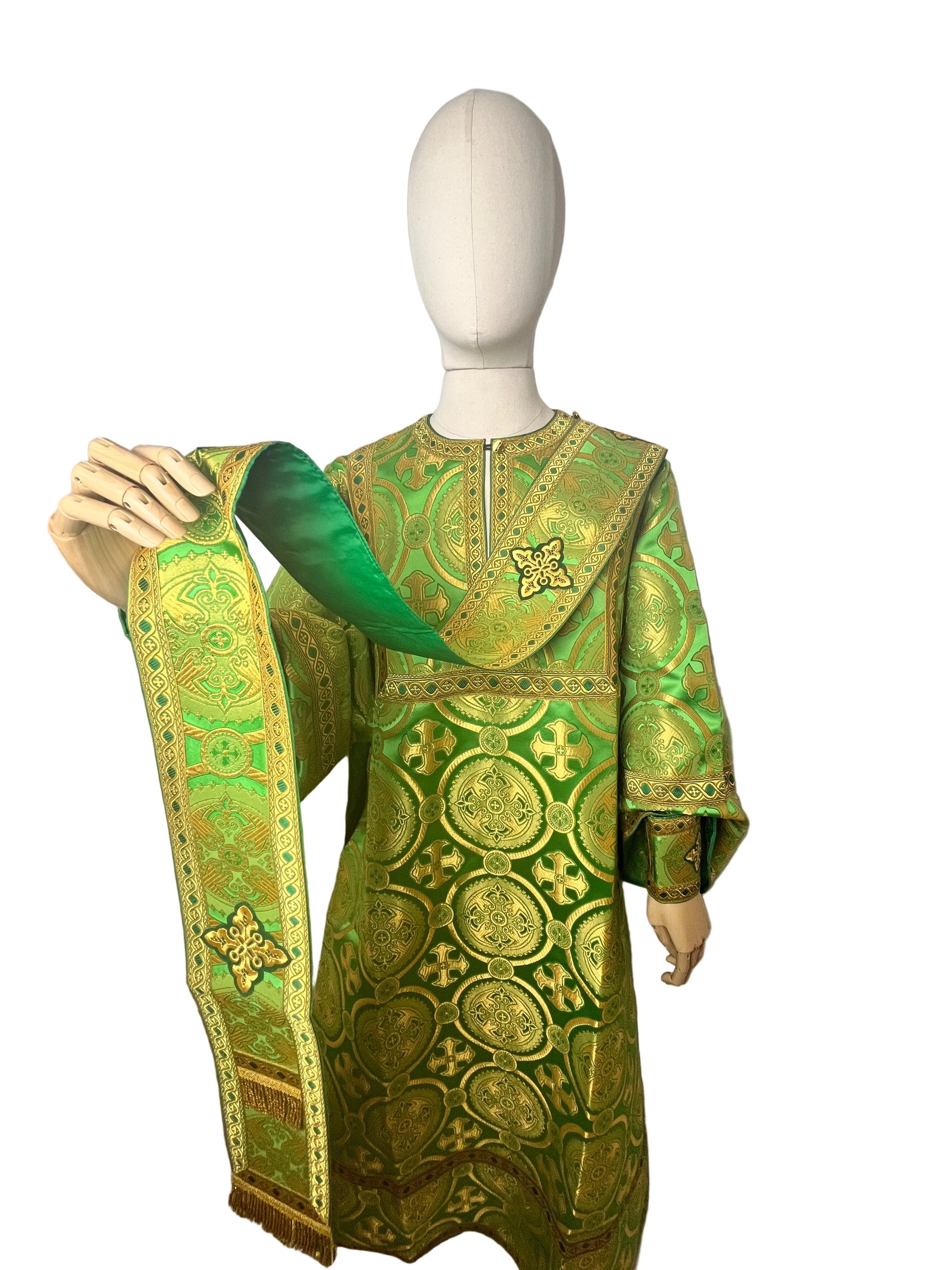 Deacon Vestment Set - Green 4