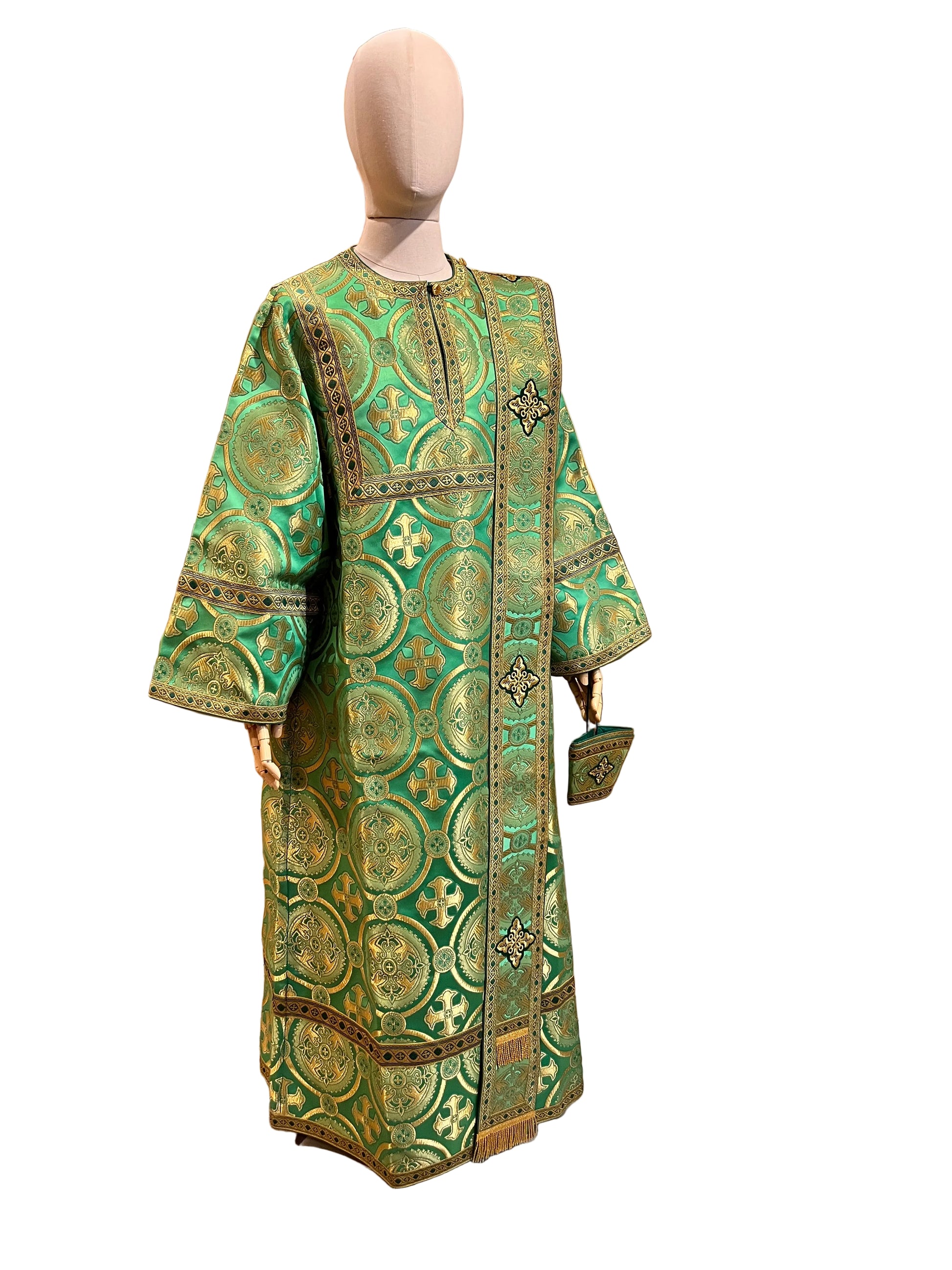 Deacon Vestment Set - Green 7