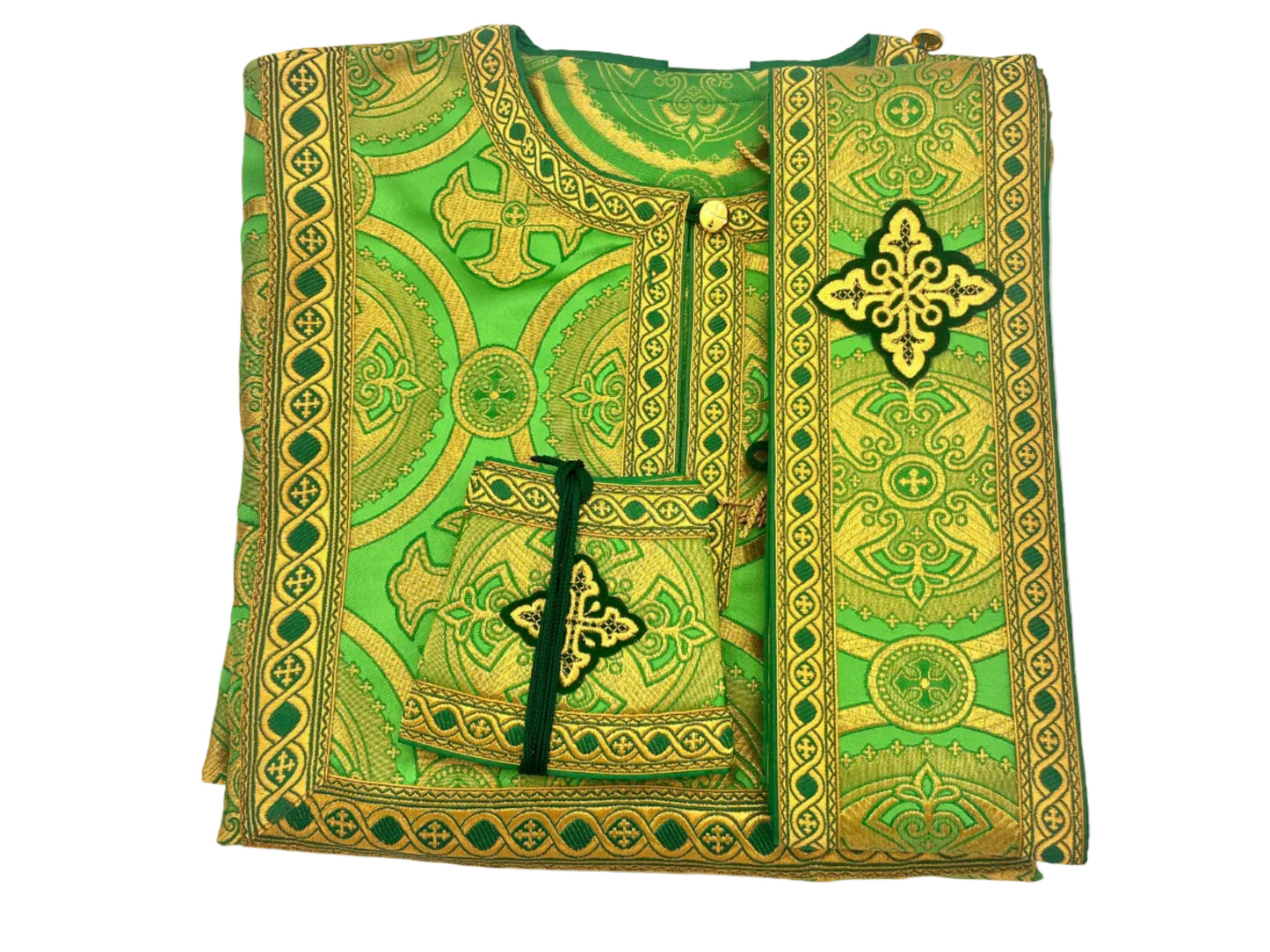 Deacon Vestment Set - Green square