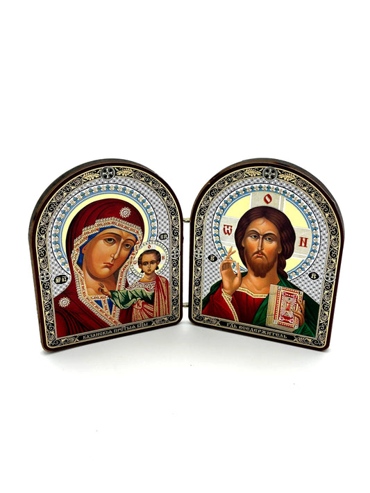 Diptych of Christ and Theotokos 10