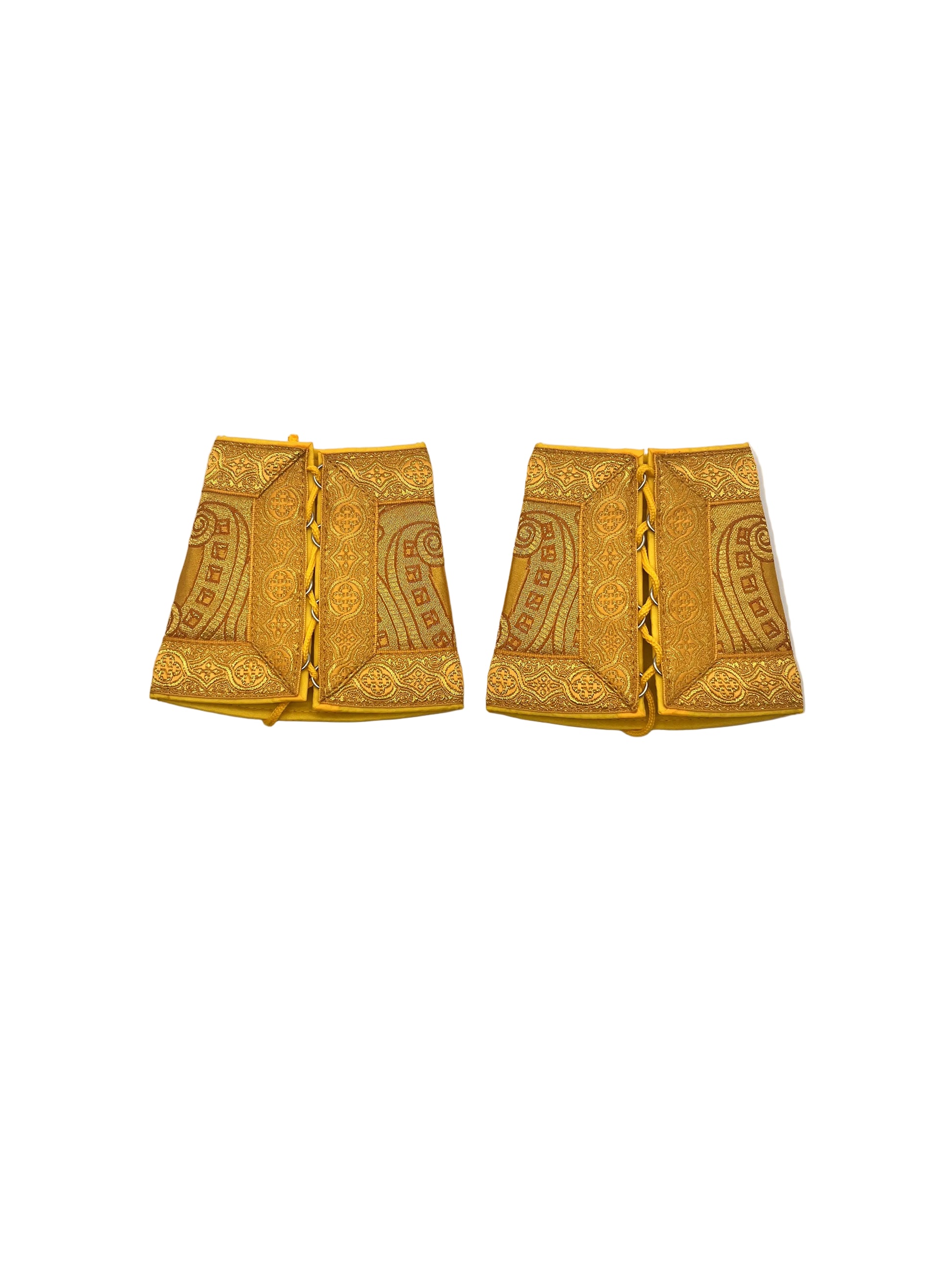 Epitrachelion and Cuffs Set 02 - Gold cuffs