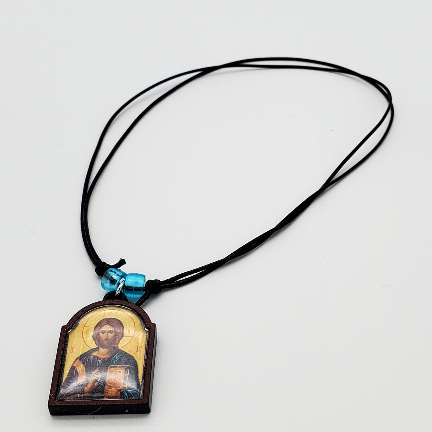 Christ Pendant Necklace (Saver of Souls) Jordanville Icon
