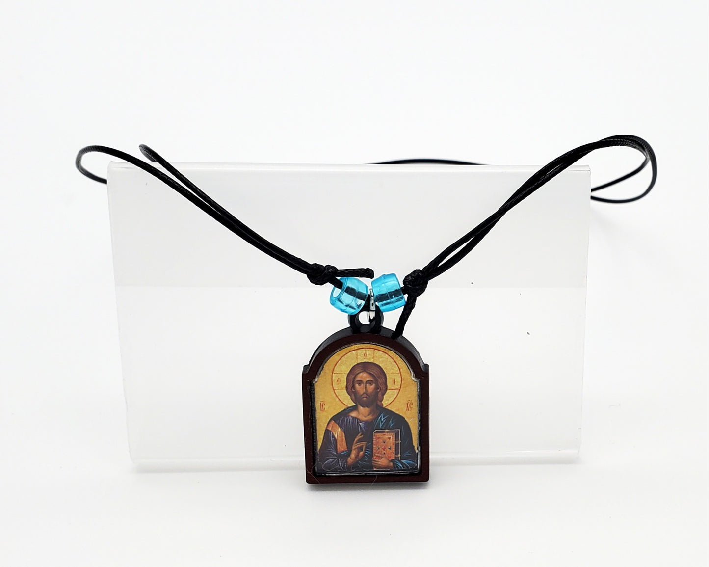 Christ Pendant Necklace (Saver of Souls) Jordanville Icon