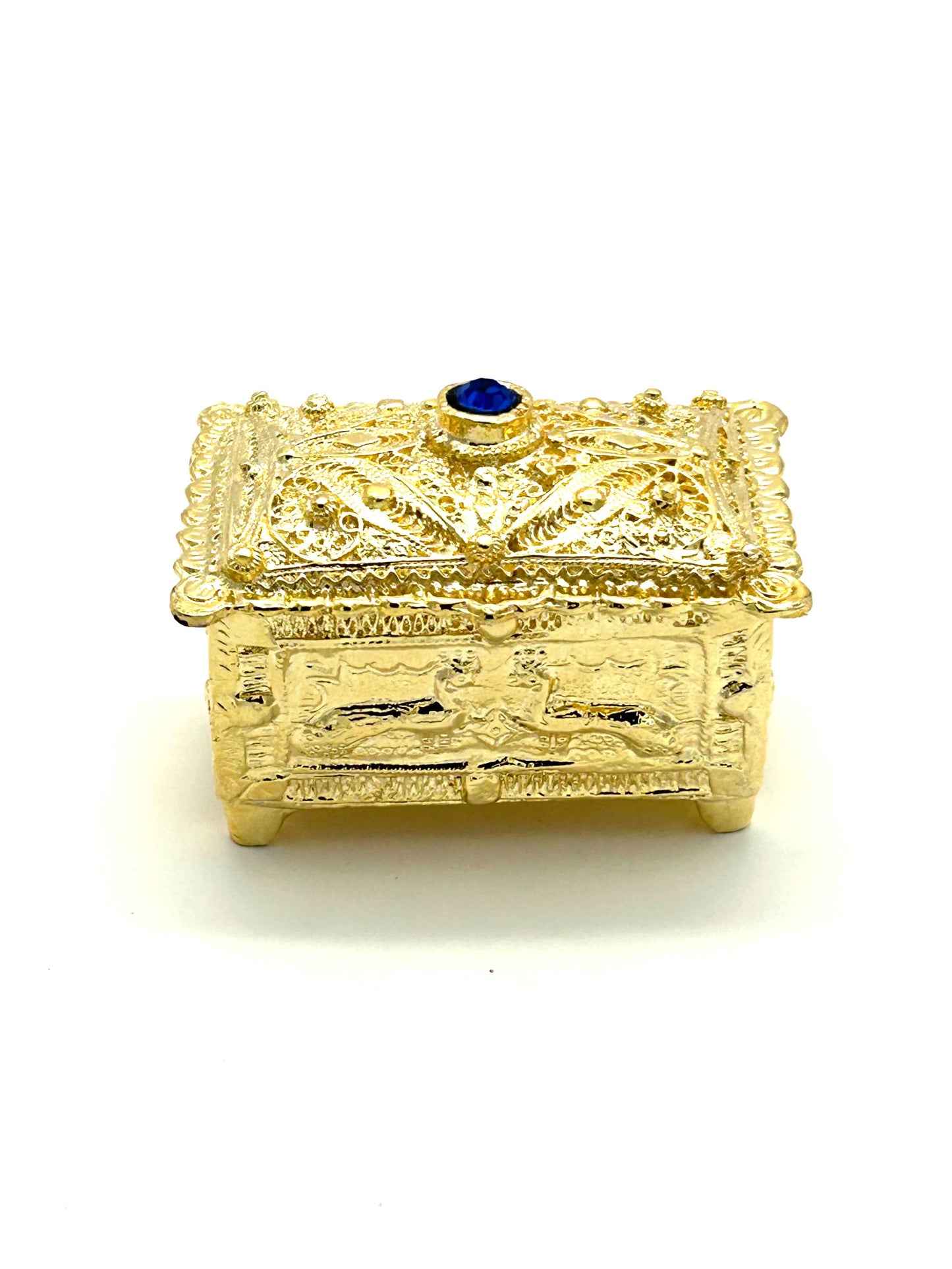 Filigree Reliquary Box 08 (Embossed Gold)