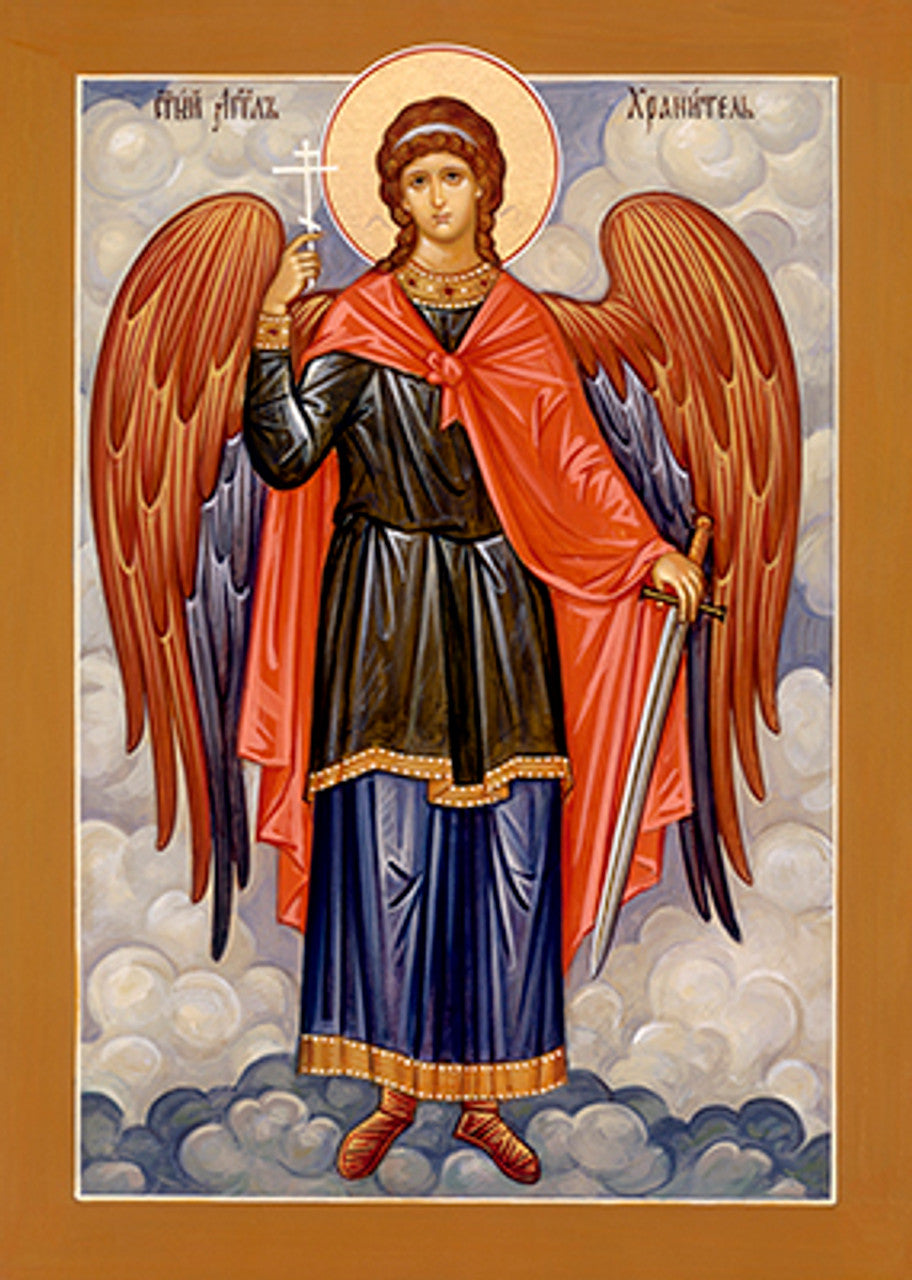 Guardian Angel Mounted Jordanville Icon