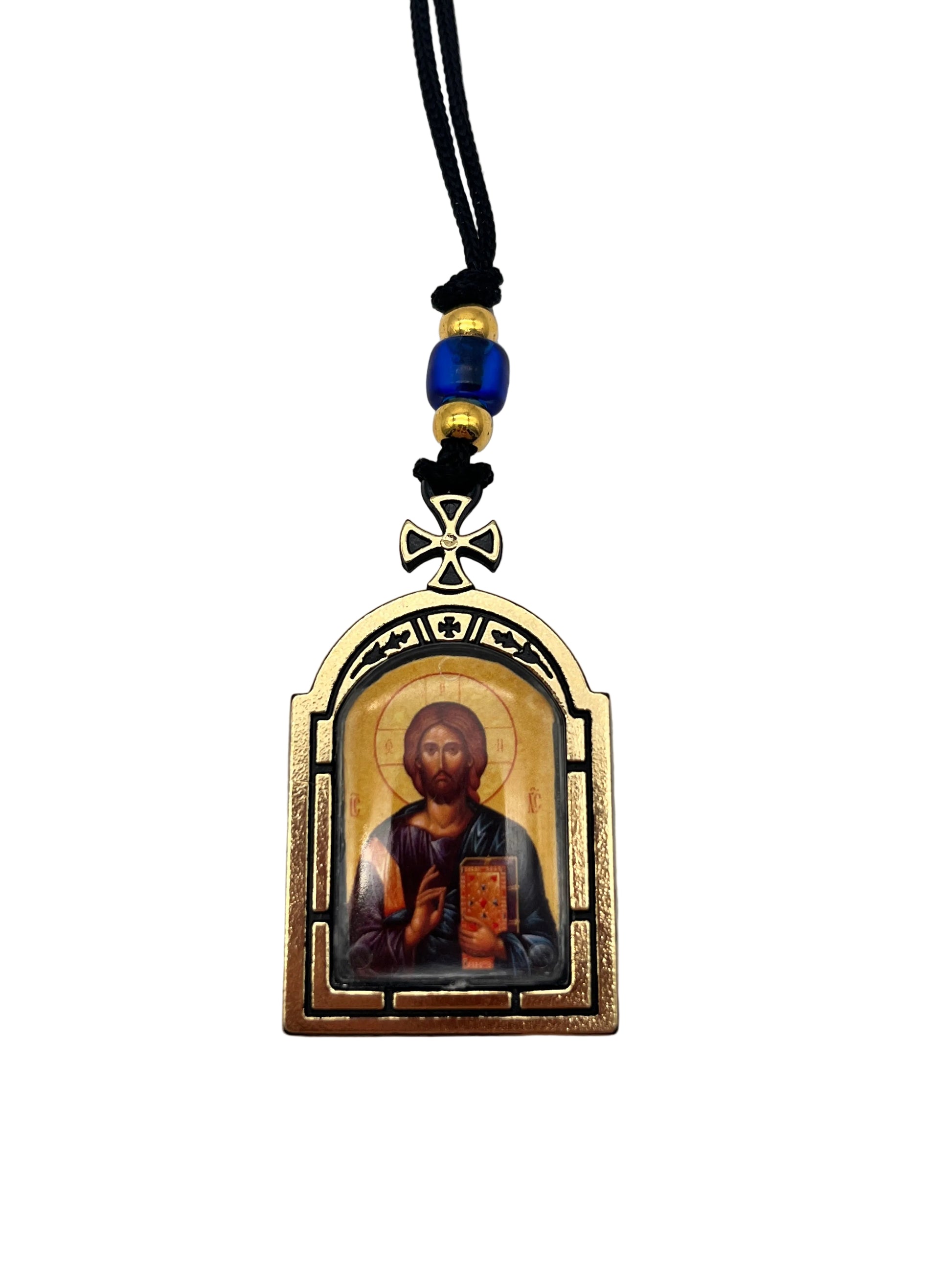Hanging Icon of Christ for Car Orthodox