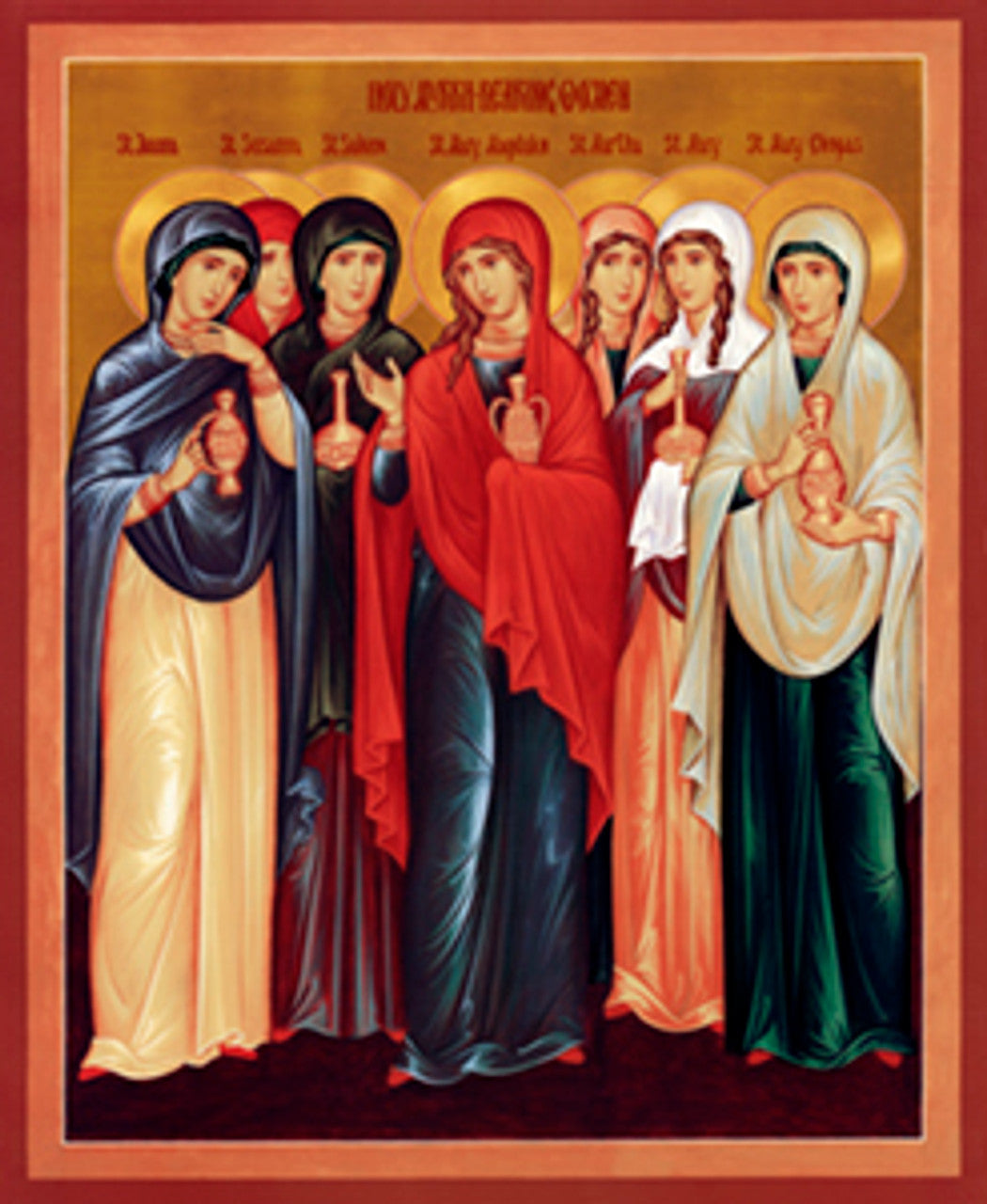 Holy Myrrh Bearing Women 3 Made-To-Order Icon