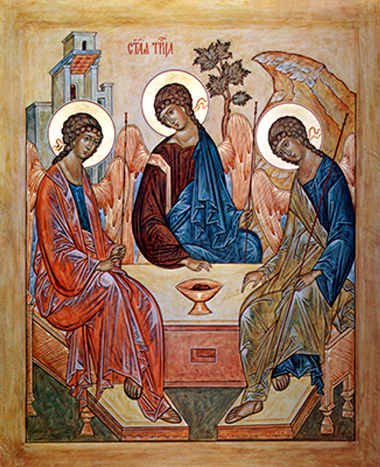 Old Testament Holy Trinity Mounted Jordanville Icon