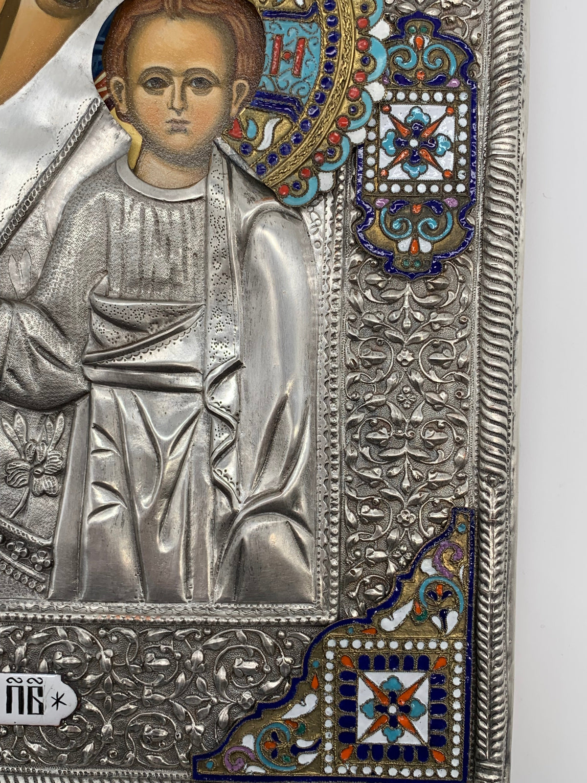 Hand Painted Icon of the Theotokos (Kazan)