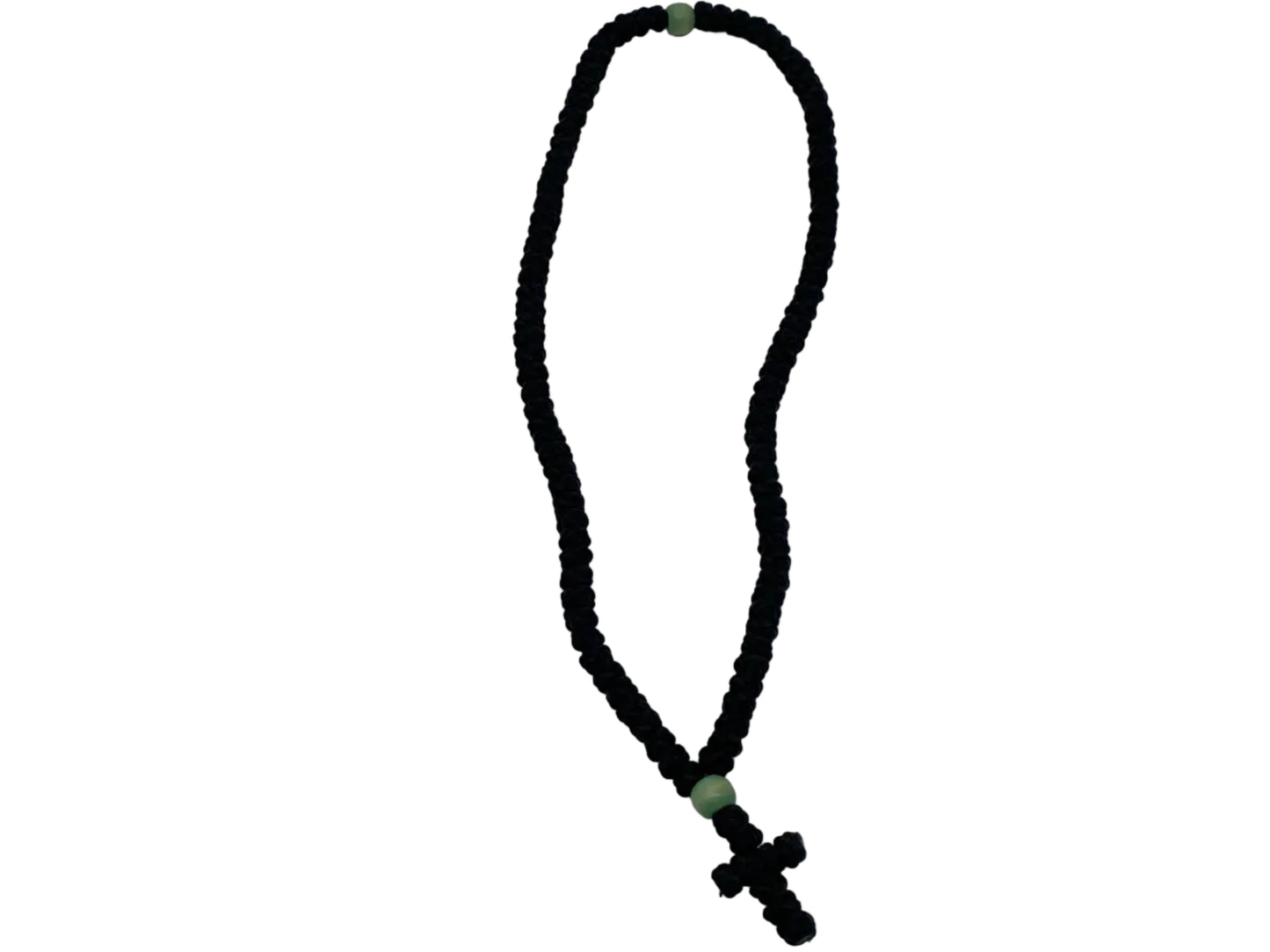 100-knot Prayer Rope (Greek-style with Beads)