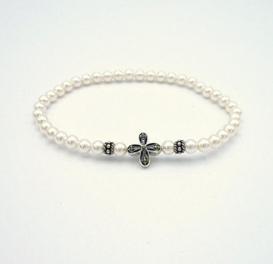 Panagia's Pearls White Prayer Bracelet