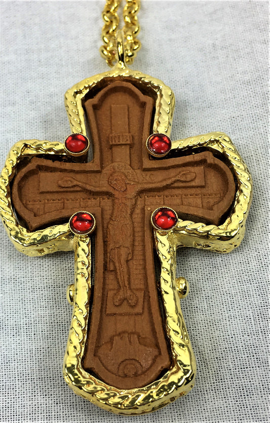 Jeweled Pectoral Cross 12