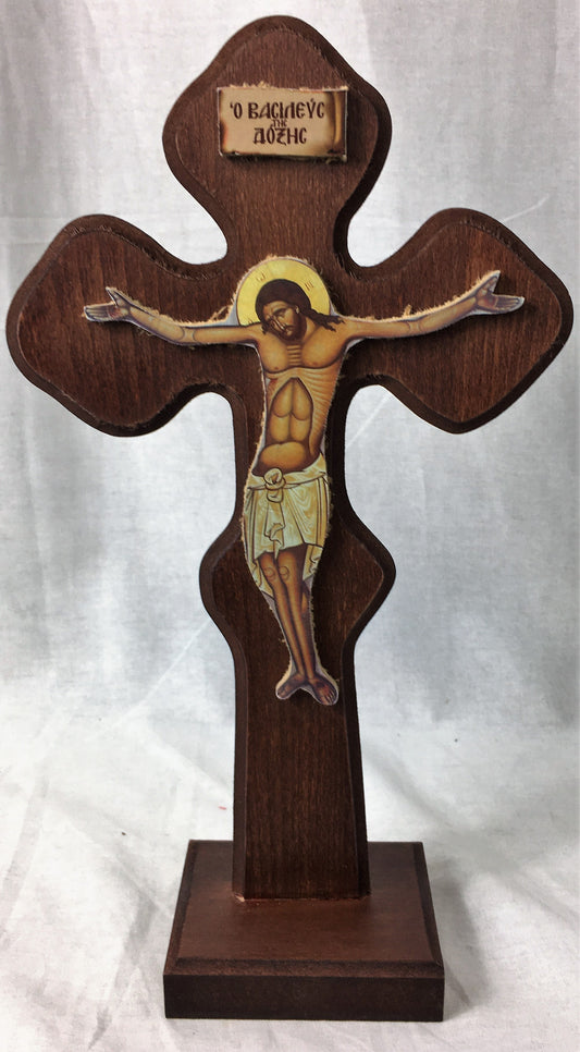 Wooden Standing Cross 04