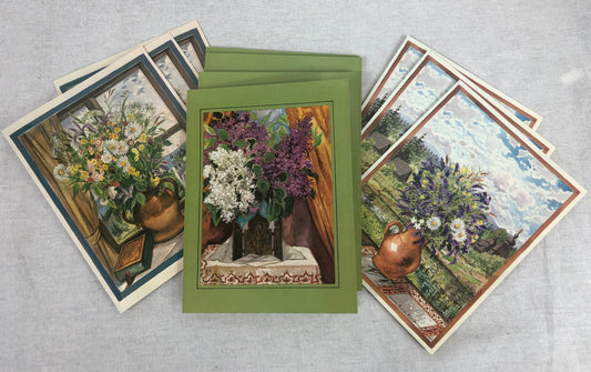 Variety Pack of 10 Flower Greeting Cards