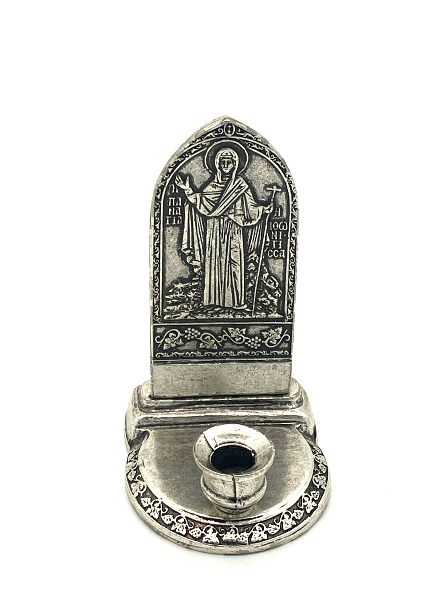 Candle Holder - Style No. 37 (with Icon of Theotokos)