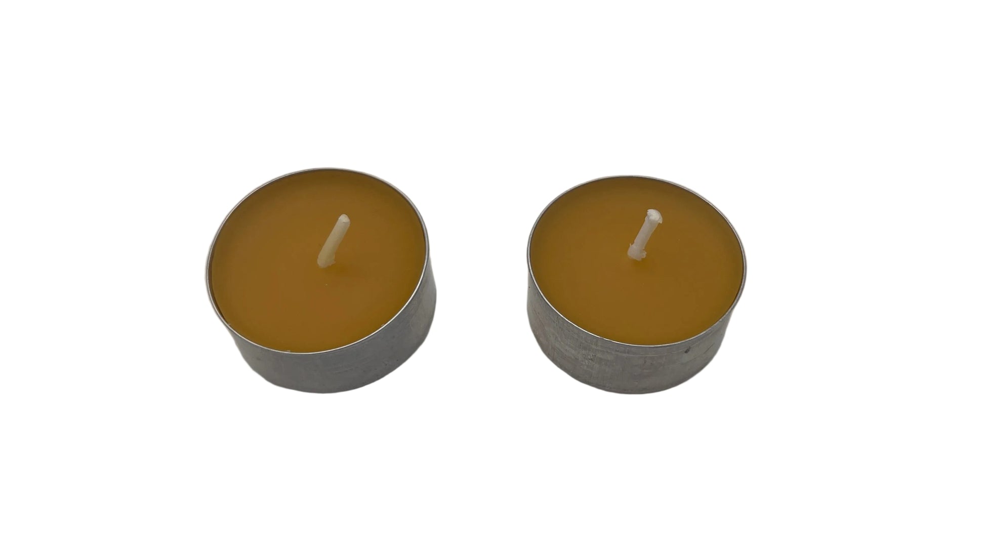 Natural Beeswax Tealights (12 Pack) Double Image