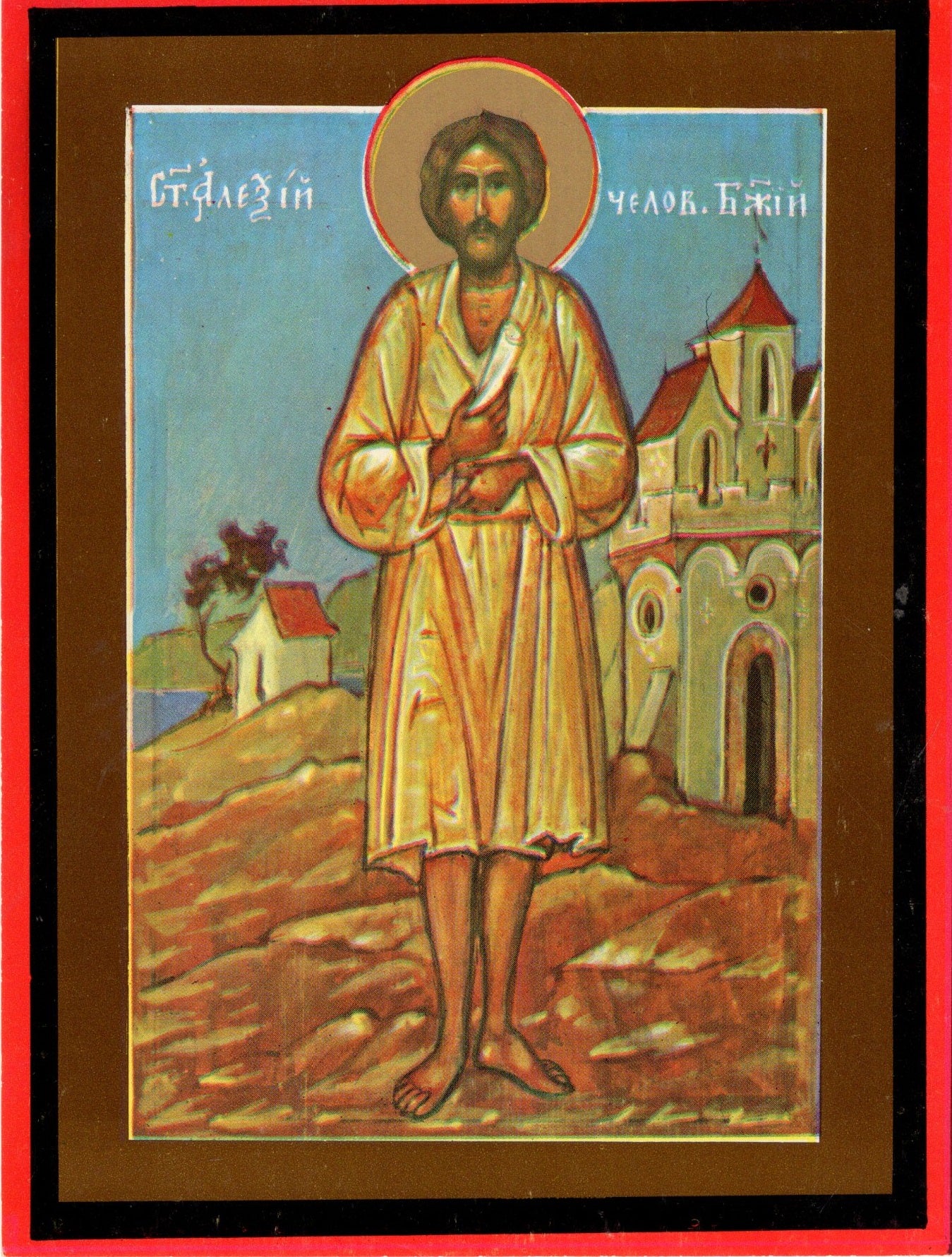 Saint Alexis the Man of God 5x6 Paper Icon