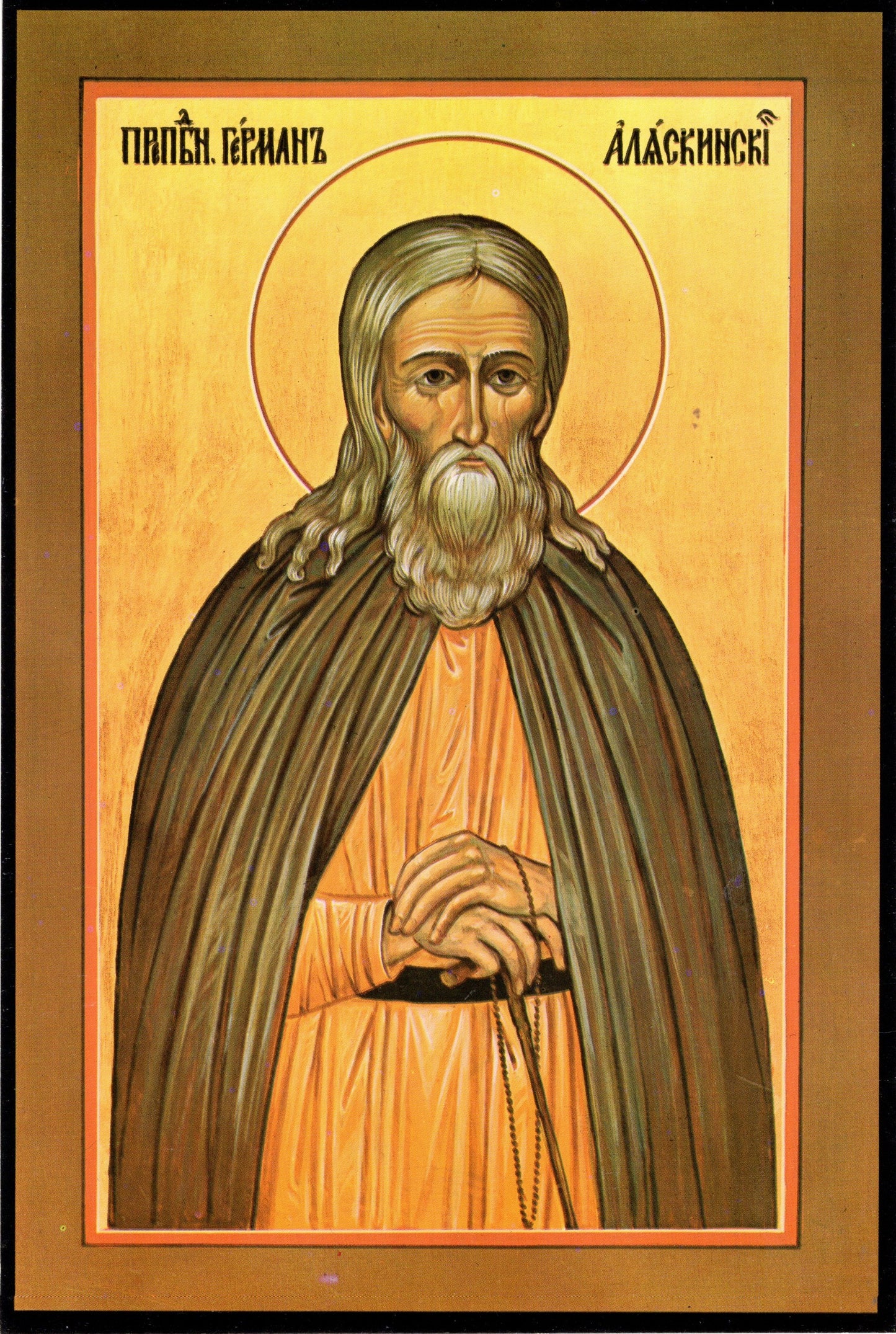 Saint Herman of Alaska 6x9 Paper Icon