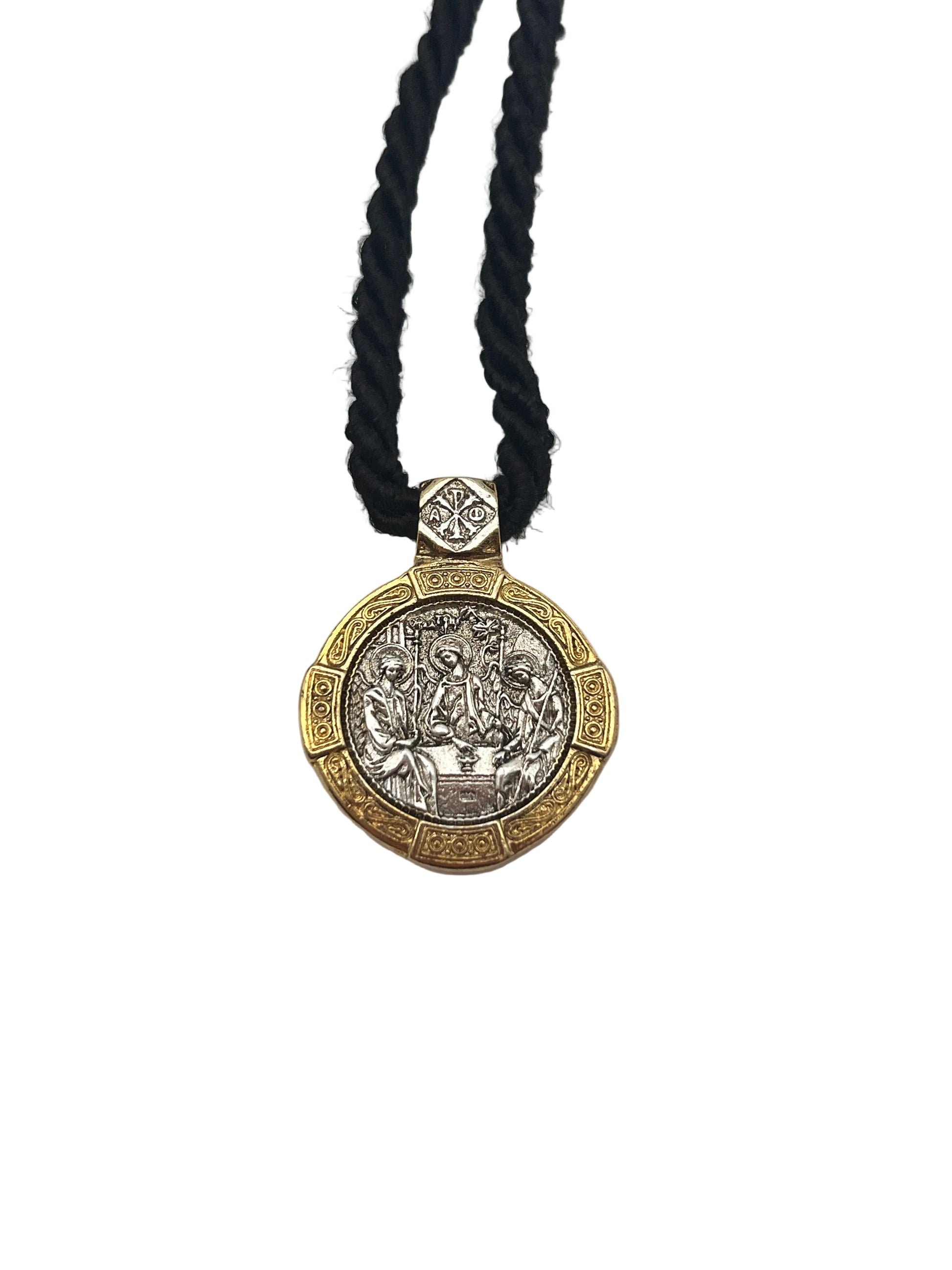Pendant Icon 03 (on Wrapped Cord) front zoom