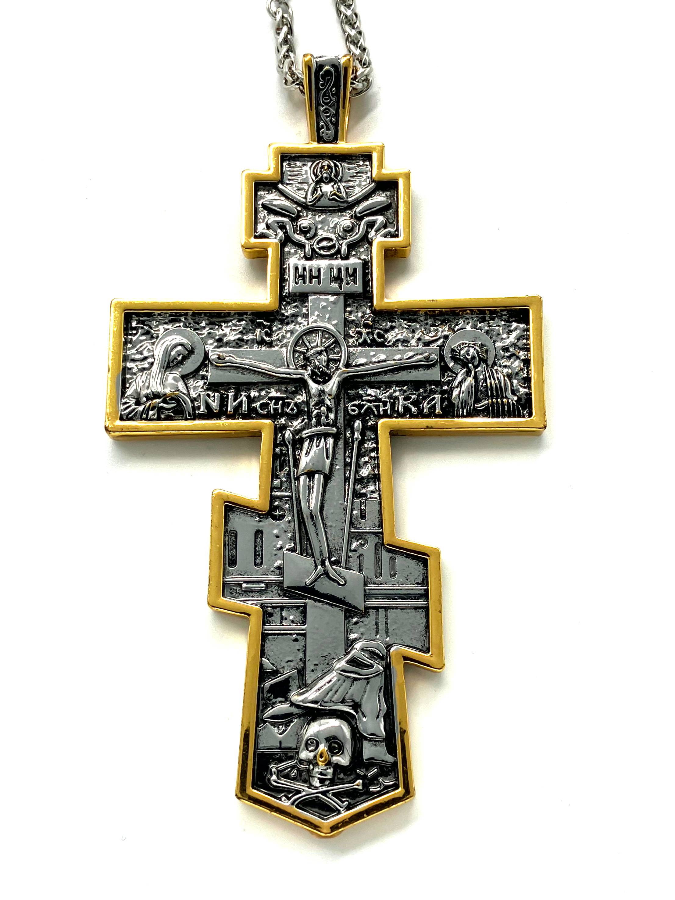Silver Pectoral Cross - Style No. 2 – Holy Trinity Church Supplies