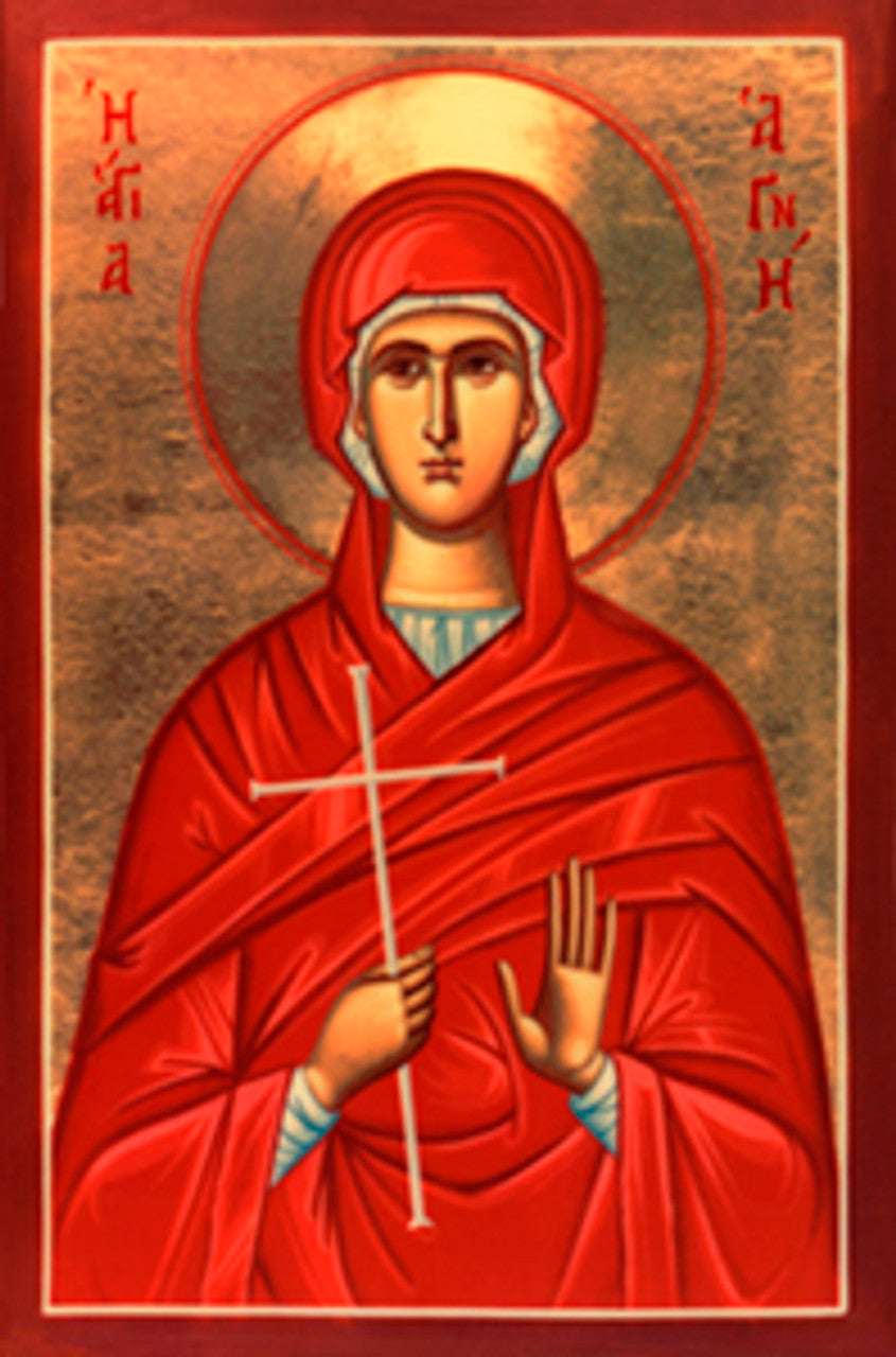St. Agnes of Rome (Greek) Made-To-Order Icon