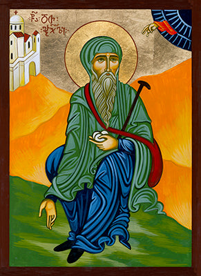 St. David of Gareji (Georgian) Made-To-Order Icon