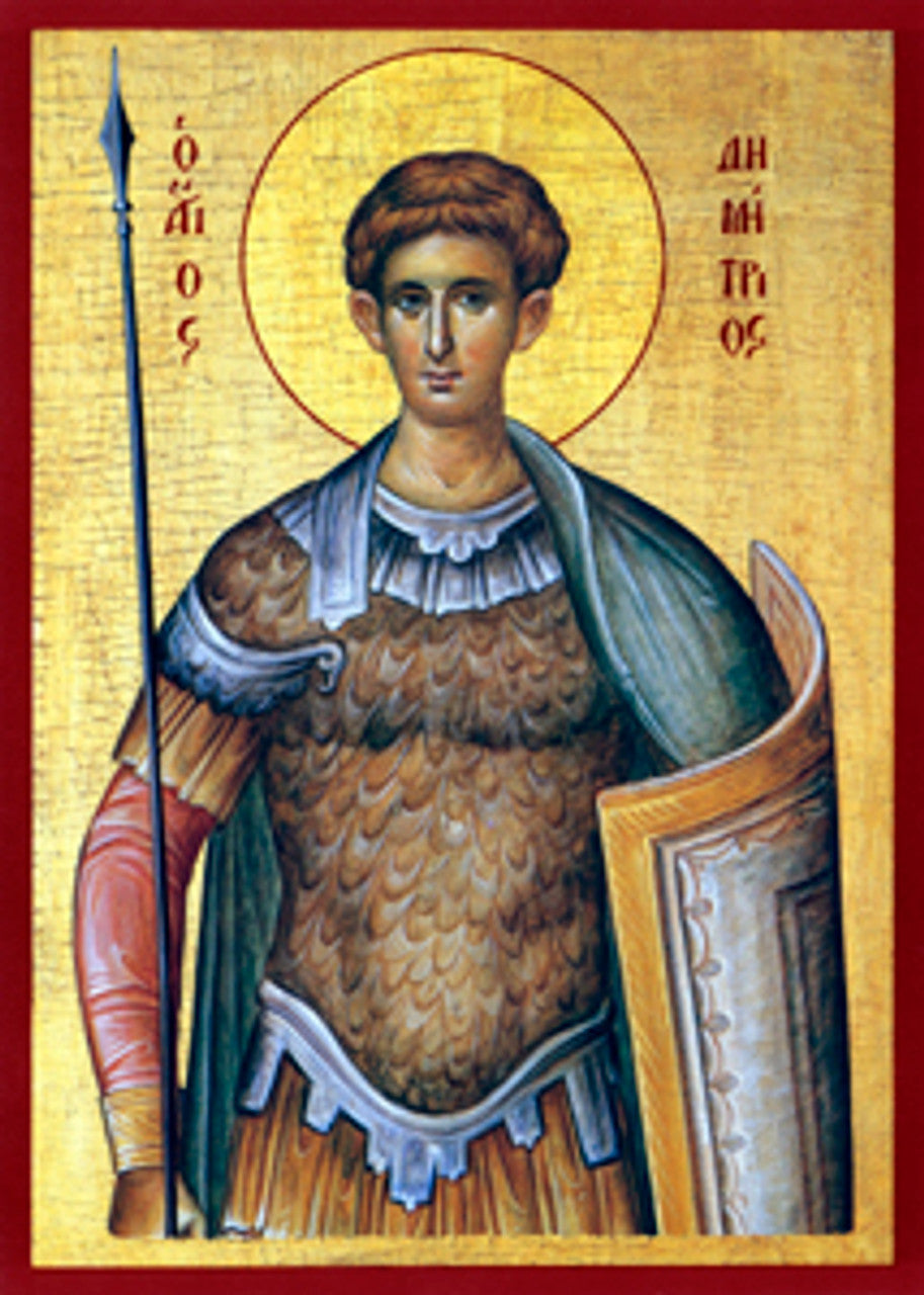 St. Demetrios 4 (Greek) Made-To-Order Icon