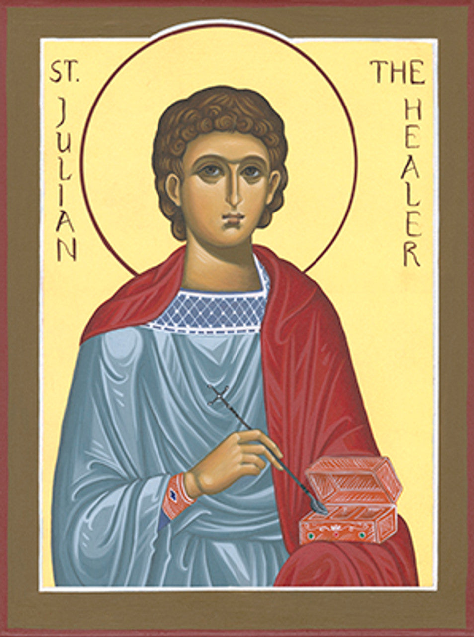 St. Julian the Healer of Emesa (English) Made-To-Order Icon