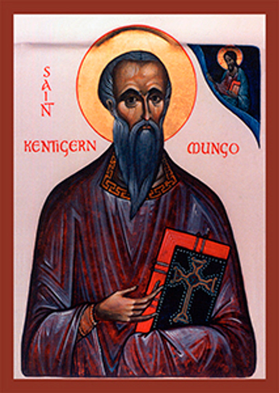 St. Kentigern Mungo of Glasgow (English) Made-To-Order Icon