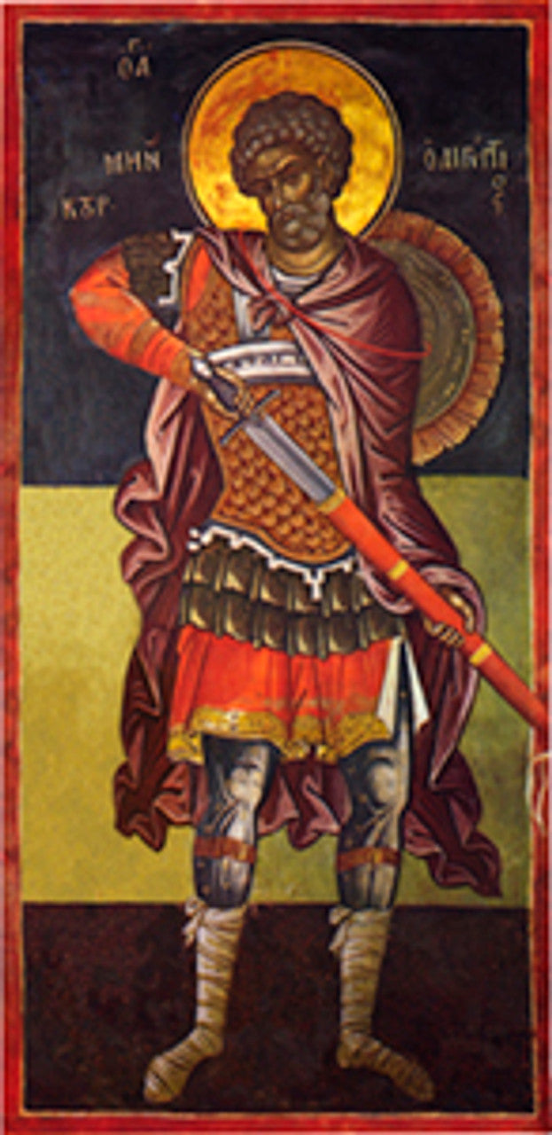 St. Menas the Egyptian (Greek) Made-To-Order Icon