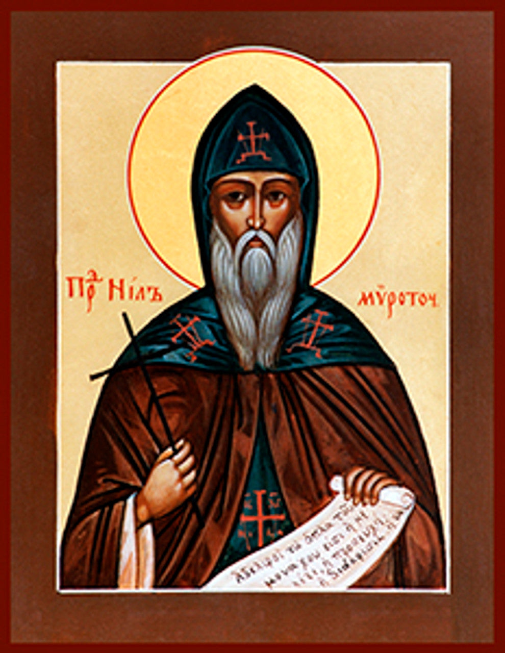 St. Nilus the Myrrhgusher Made-To-Order Icon