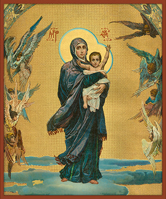Theotokos Vasnetsov Made-To-Order Icon
