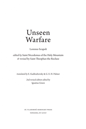 Unseen Warfare (2nd Edition)