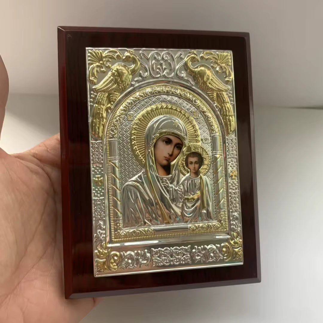 Icon in a Wooden Frame Small 02