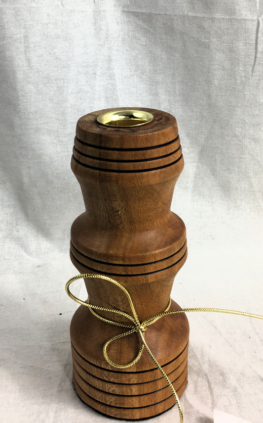 Wooden Candlestick - Large 02