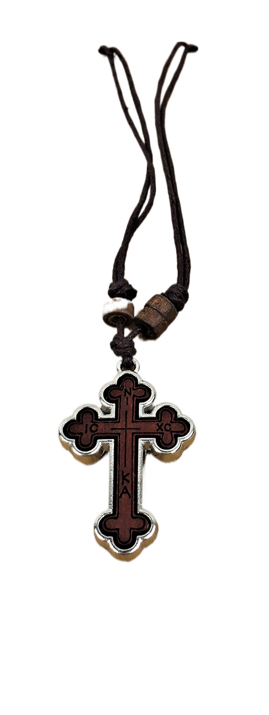 Wooden Pendant Cross 01