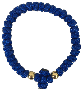 HTM 33-knot Royal Blue Satin Prayer Rope