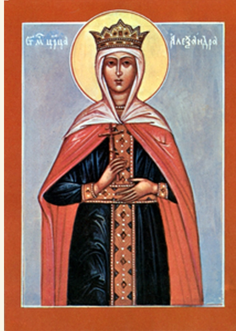 Saint Alexandra 5x6 Paper Icon