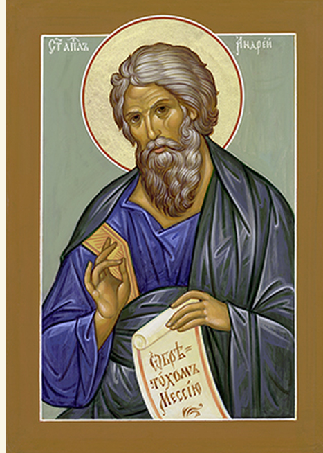Saint Andrew the Apostle 4x6 Paper Icon