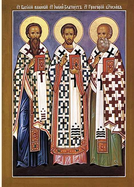 Three Holy Hierarchs 5x6 Paper Icon