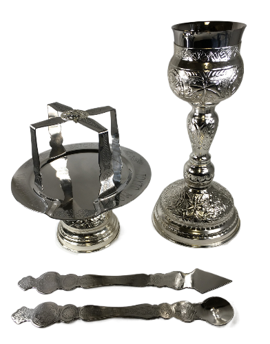 Chalice Set Silver Plated 01