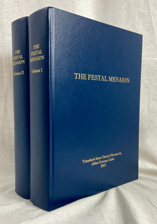 Old-Rite Festal Menaion (2 Volume Set)